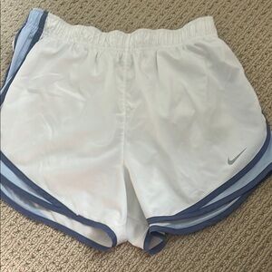 Nike Women's White and Purple Shorts